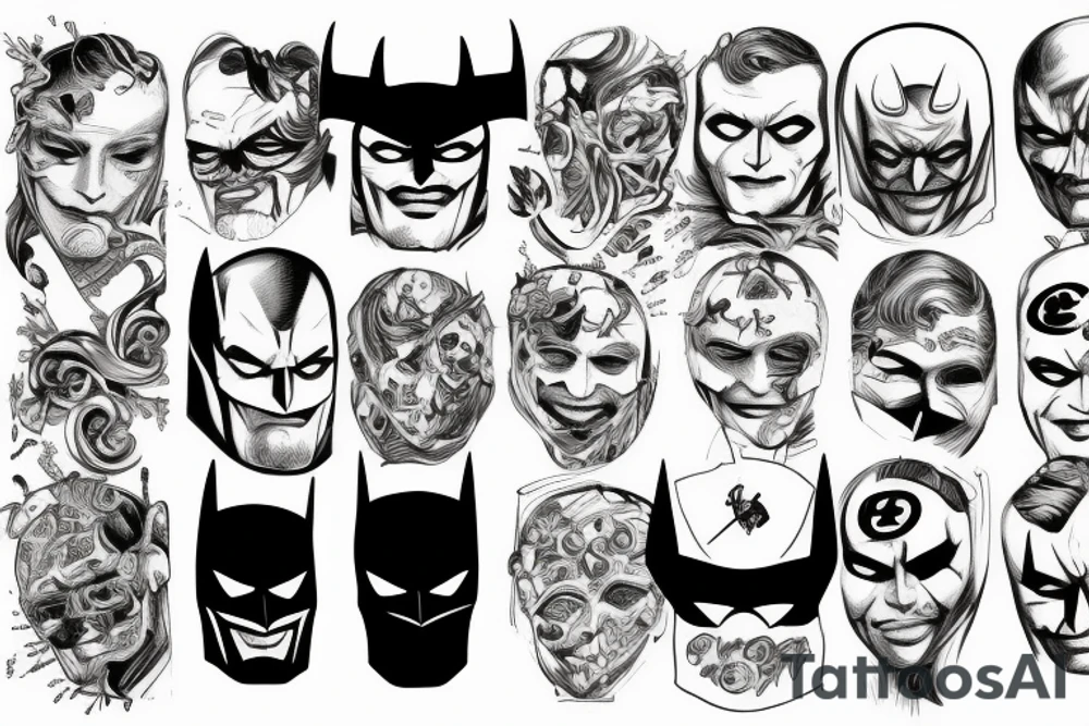 Batman who is death tattoo idea