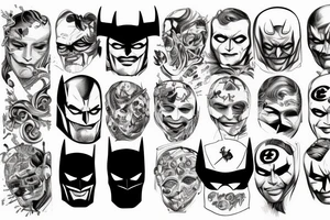Batman who is death tattoo idea