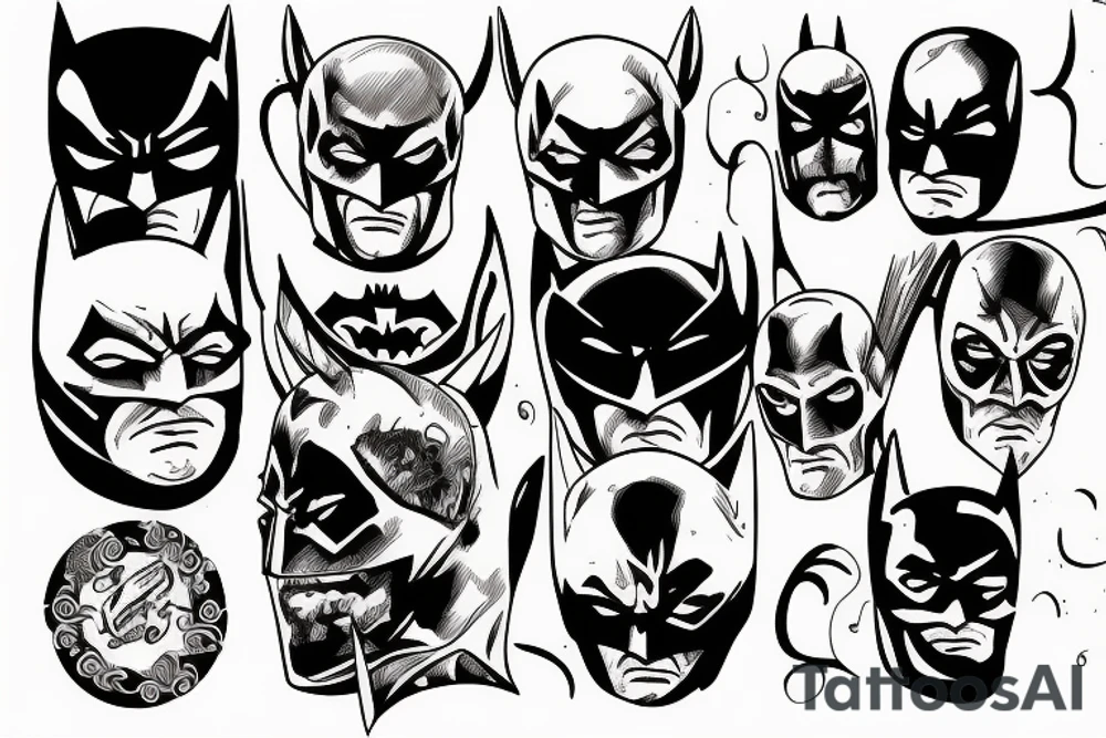 Batman who is death tattoo idea