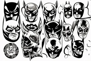 Batman who is death tattoo idea