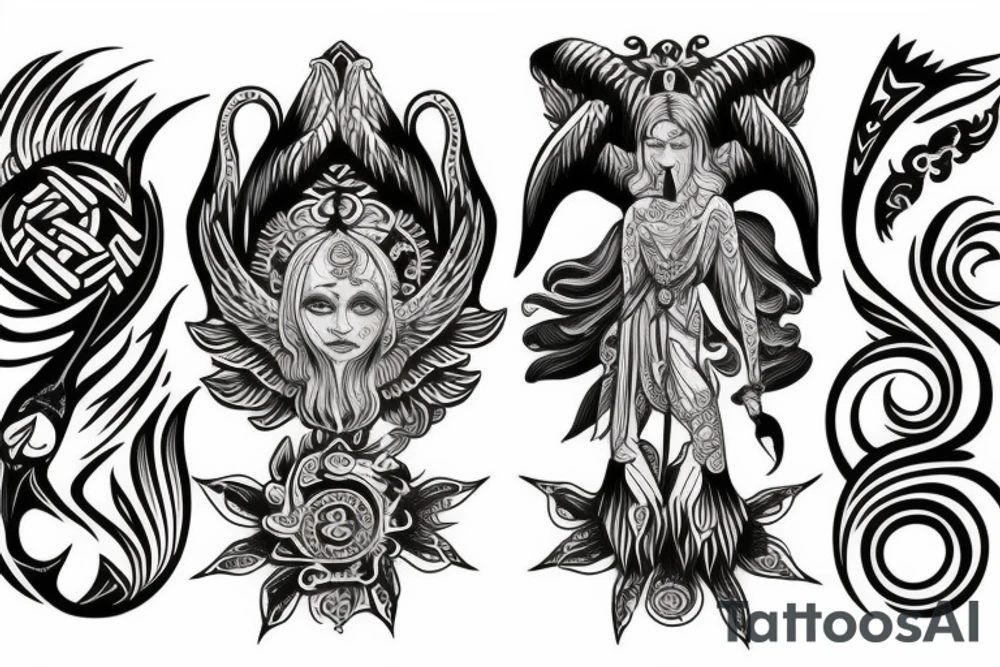 Slavic mythology symbols tattoo idea