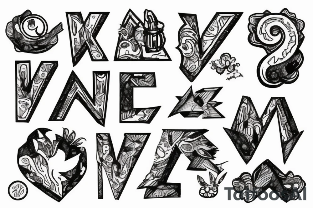 Mountains with the letter Y in them tattoo idea