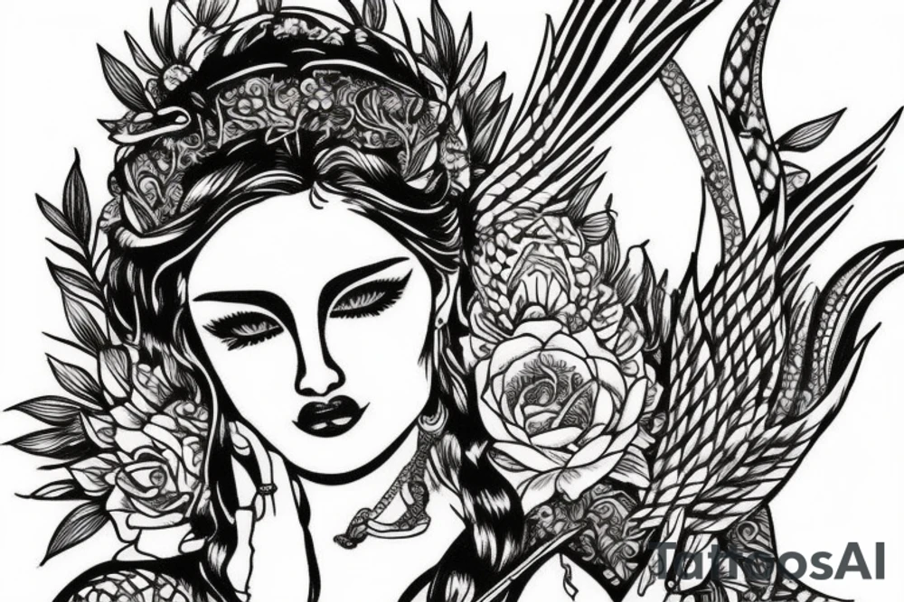Godess of Fortune tattoo idea