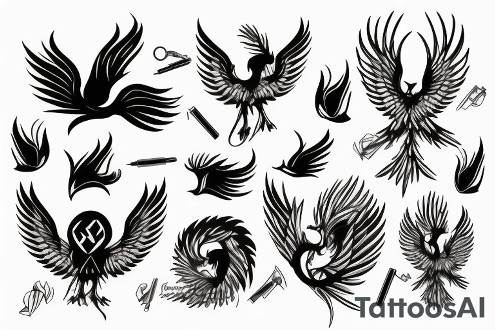 phoenix tattoo idea