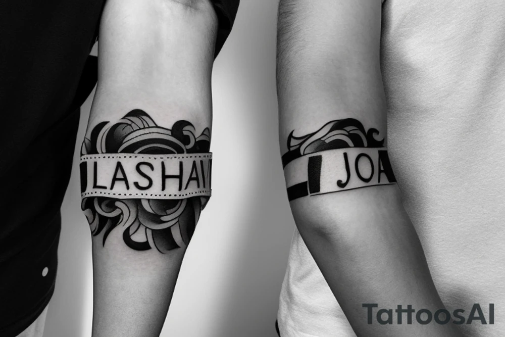 solid arm band with joshua name on it tattoo idea solid arm band with joshua name on it tattoo idea