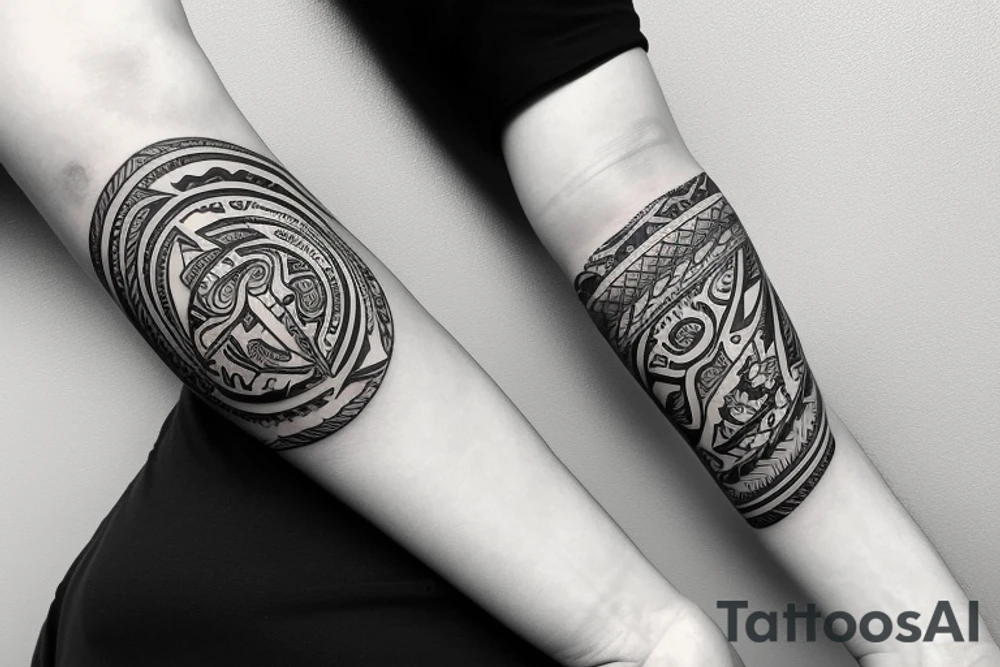 taino arm band tattoo idea