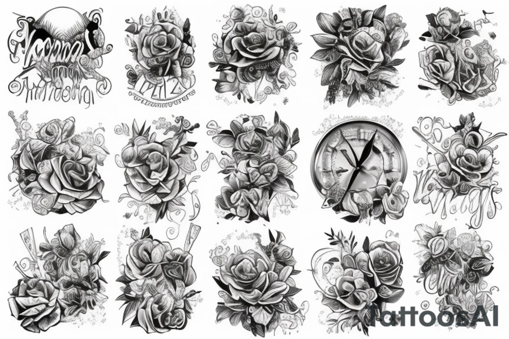 Wiedźmin w kosmosie z jeleniem który ma duże poroże tattoo idea