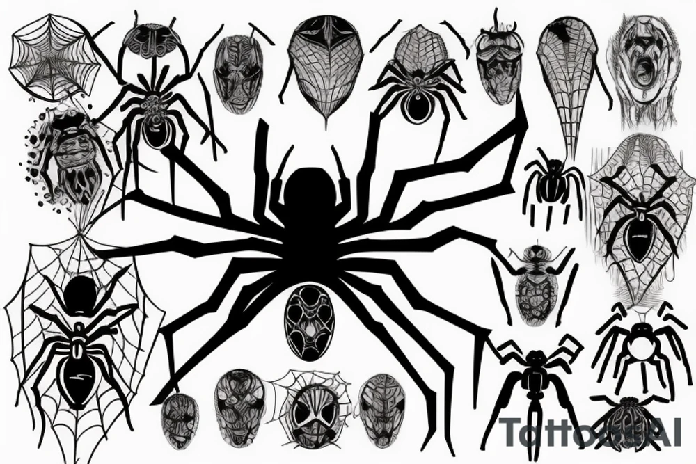 spider tattoo tattoo idea