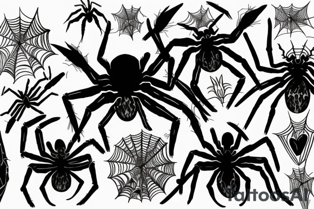 spider tattoo tattoo idea