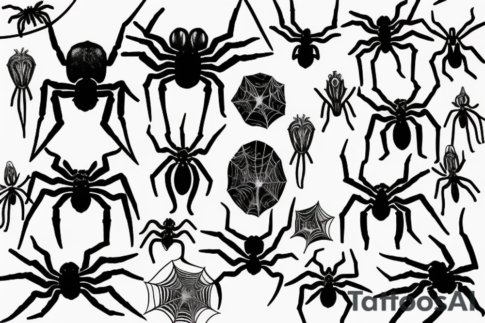 spider tattoo tattoo idea