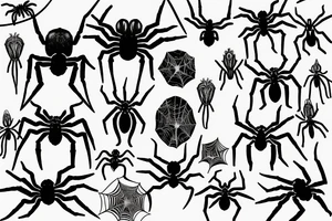 spider tattoo tattoo idea