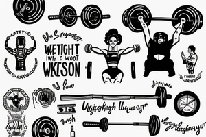 how weightlifting saved me from depression tattoo idea