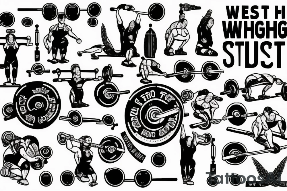 how weightlifting saved me from depression tattoo idea