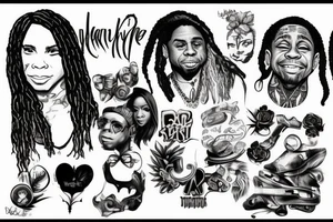 lil wayne bath tattoo idea