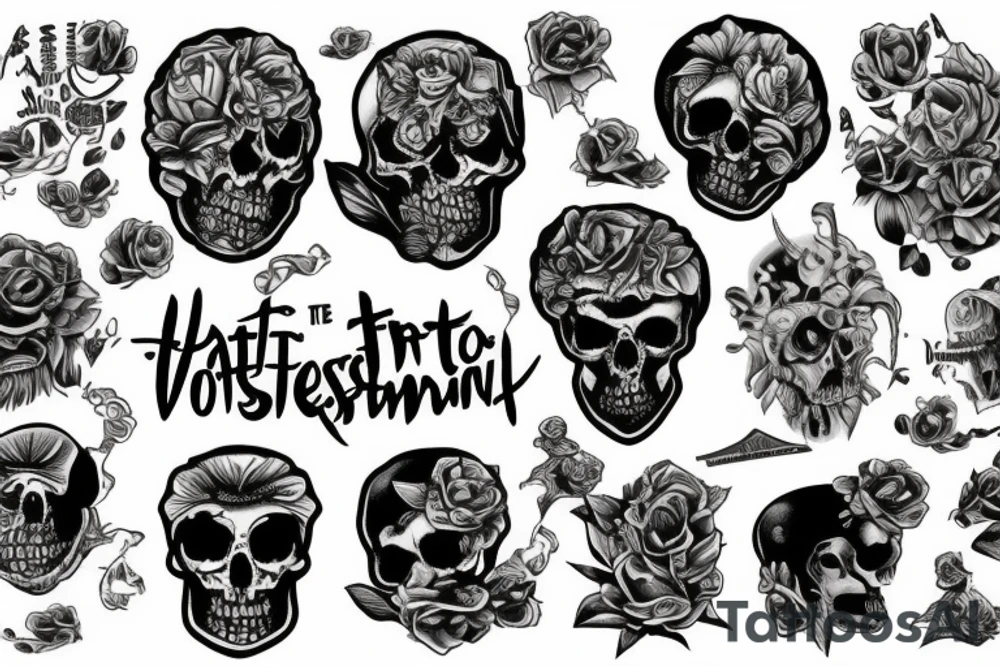 Vita ante mortem
Fortitudo ante infirmitatem
Iter ante destinatum tattoo idea