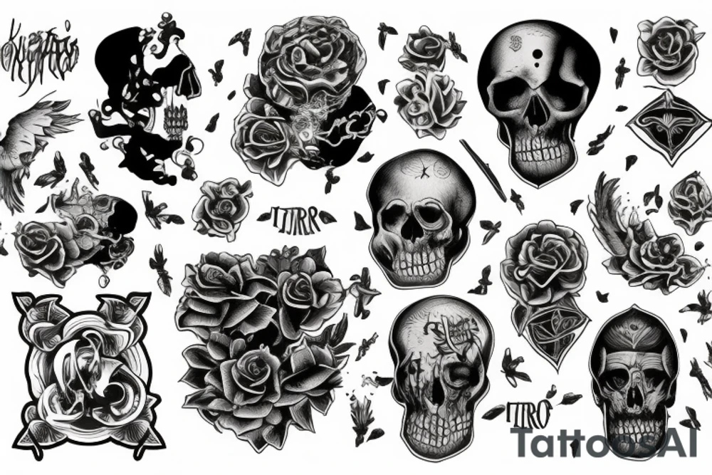 Vita ante mortem
Fortitudo ante infirmitatem
Iter ante destinatum tattoo idea