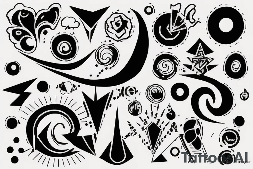 life is a dance of energy tattoo idea