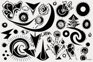 life is a dance of energy tattoo idea