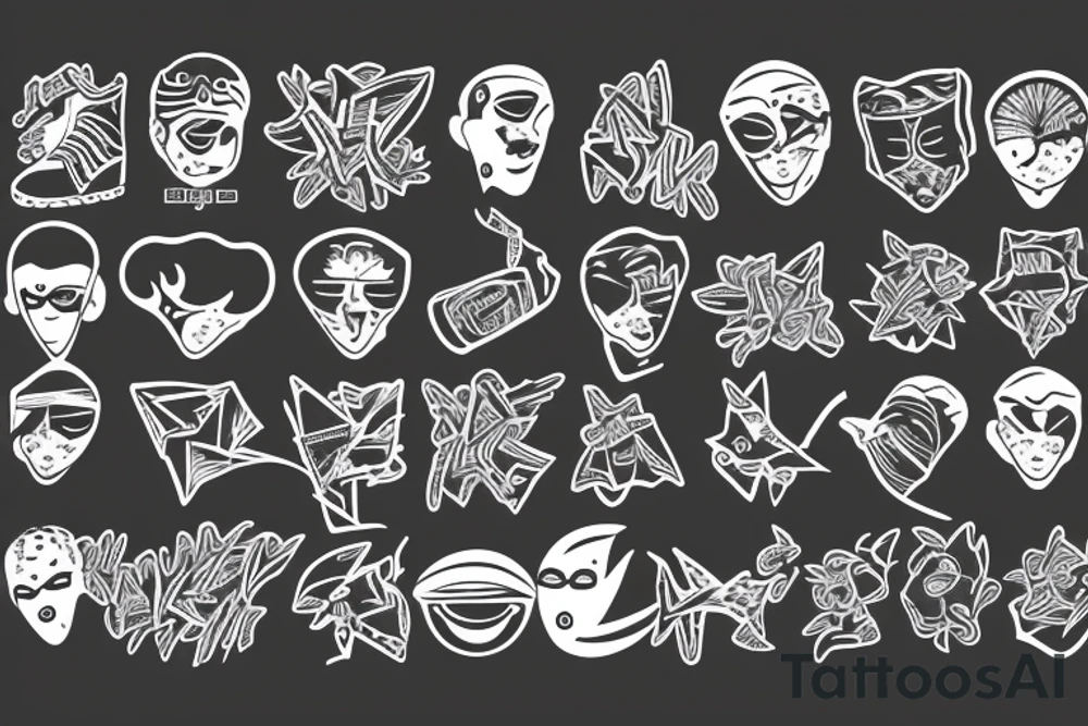 dancing energy tattoo idea