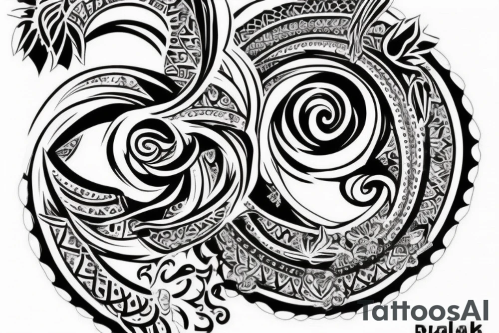 Глаз с щупальцами в голове ужаса tattoo idea