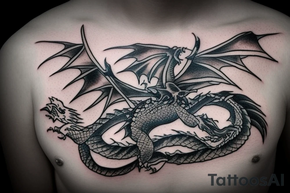 dragon attacking a fighter jet over the ocean tattoo idea dragon attacking a fighter jet over the ocean tattoo idea
