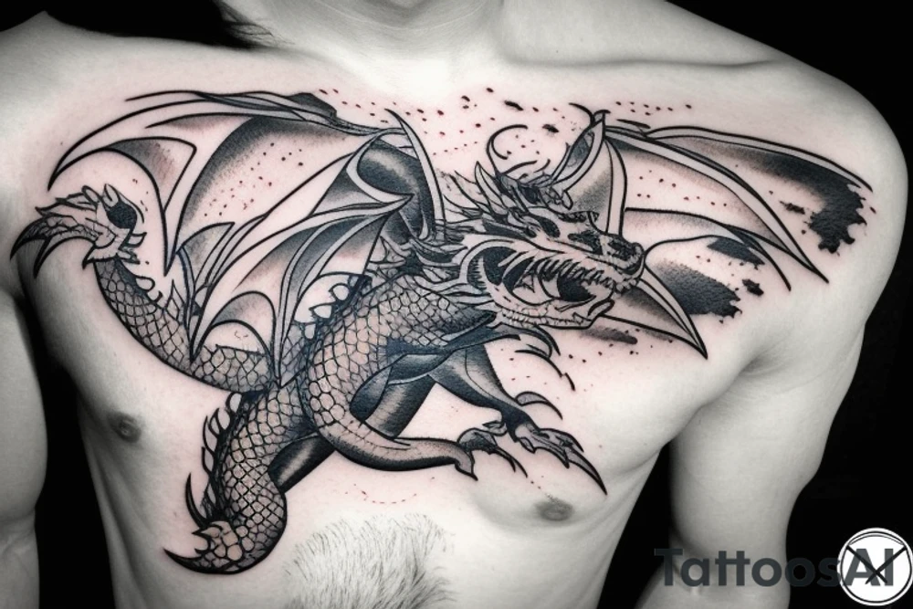 dragon attacking a fighter jet over the ocean arm tattoo tattoo idea
