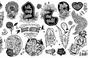 Mental health journey tattoo idea