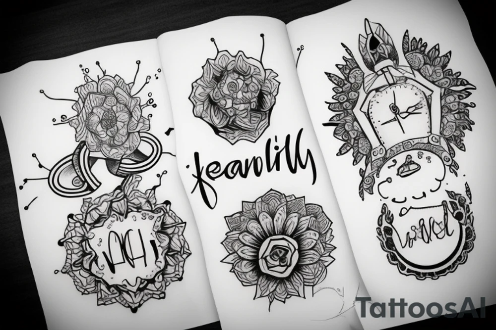 Mental health journey tattoo idea