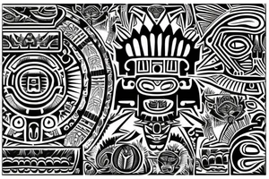 aztec mayan tattoo idea