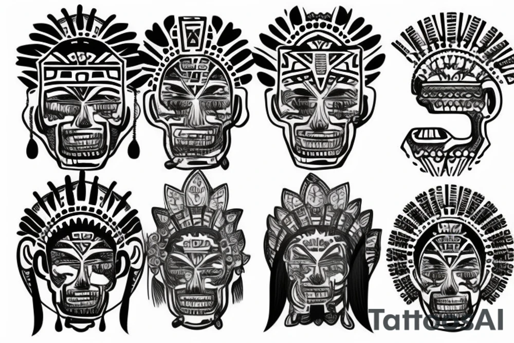 aztec tattoo idea