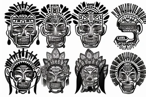 aztec tattoo idea