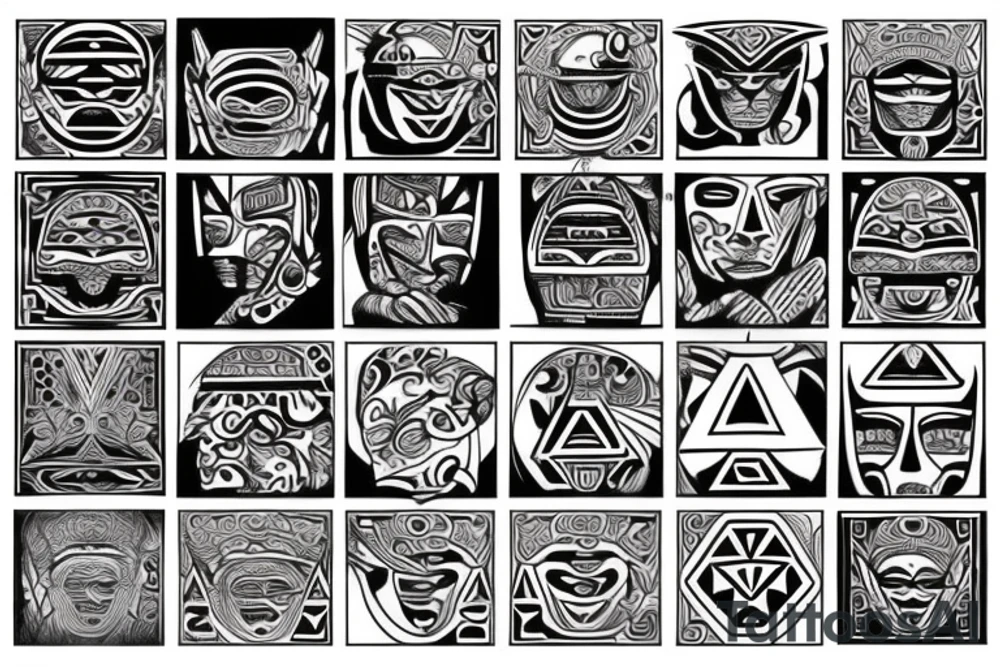 aztec tattoo idea