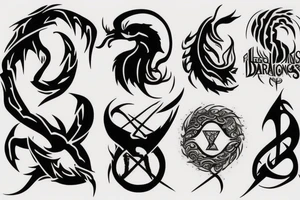 Imagine Dragons tattoo idea
