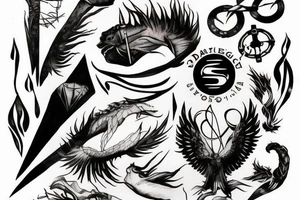 Imagine Dragons tattoo idea