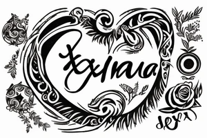 Name: Xènia tattoo idea