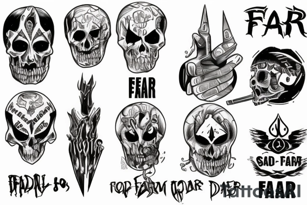Fear god tattoo idea