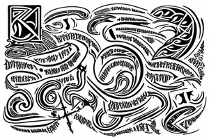Old Norse runic spelling of kendall tattoo idea