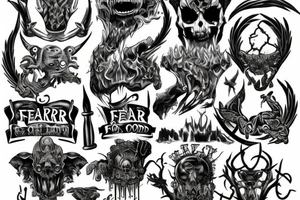 Fear god tattoo idea