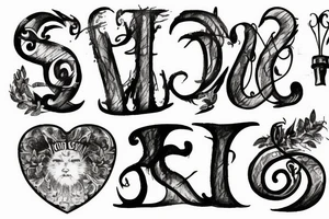 John 3:16 bible verse tattoo idea