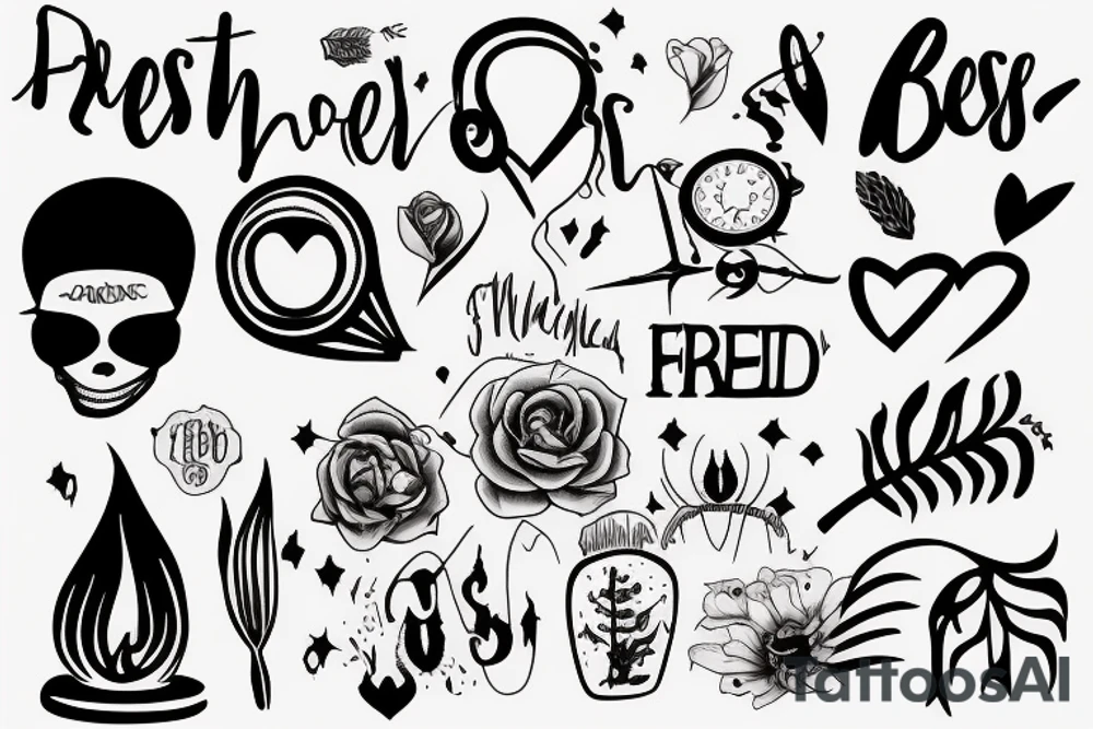 best friend that committed suicide tattoo idea