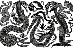 Quetzalcóatl tattoo idea