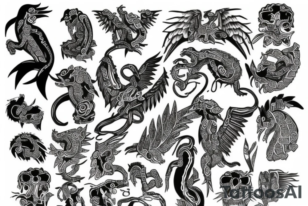 Quetzalcóatl tattoo idea