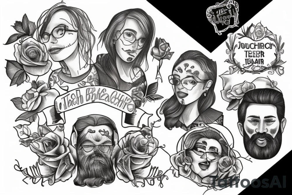 a group called 'bridge to teacher' for a journeyman tattoo idea