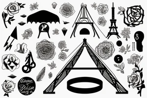 gloden gate bridge to teacher tattoo idea