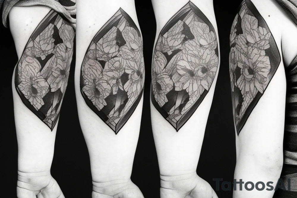 rectangle narrow tattoo the last of us part 2 guitar tattoo idea