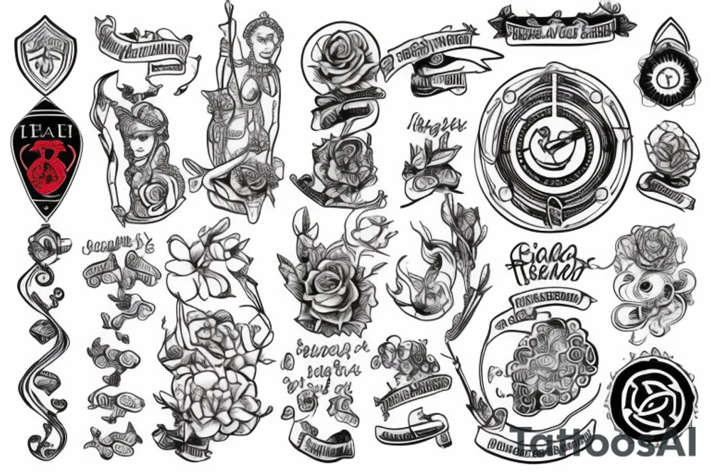 red seal trades person and a bridge for a new school teacher tattoo idea