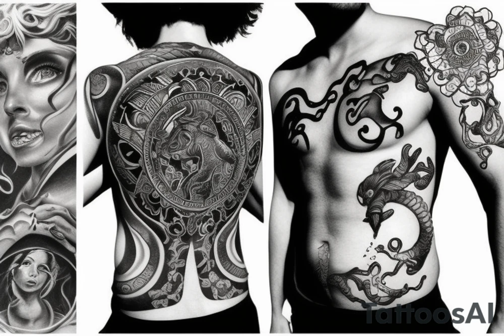 aries zodiac sign tattoo idea