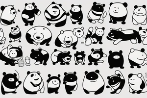 we bare bears tattoo idea