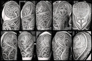 I would like a tattoo that pays tribute to my heritage, with is English, Irish, Scottish, Welsh, Scandinavian, Italian and New Zealand tattoo idea