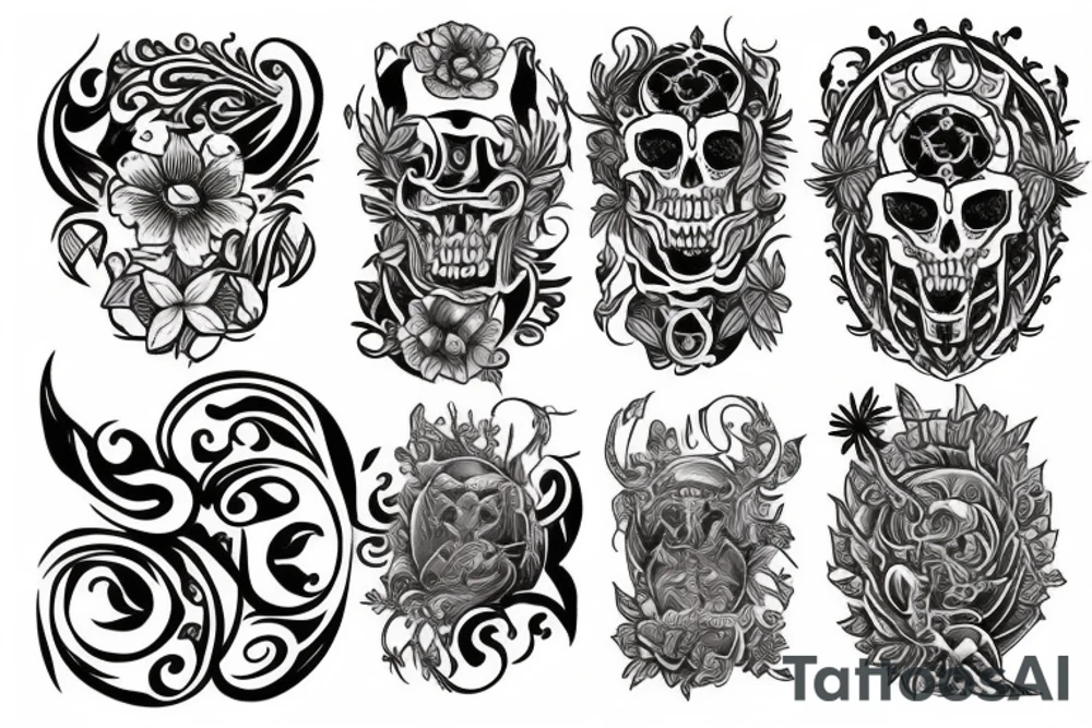 I would like a tattoo that pays tribute to my heritage, with is English, Irish, Scottish, Welsh, Scandinavian, Italian and New Zealand tattoo idea